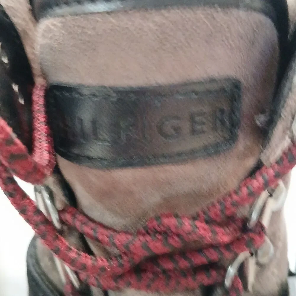 Tommy Hifiger Twreginal Womens Gray/Black Duck Snow Boots Warm Size 7M